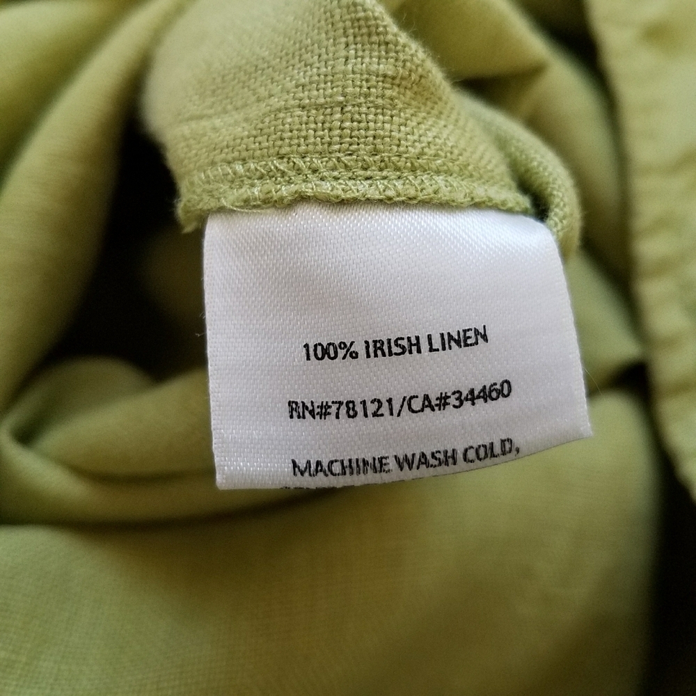Eileen Fisher Linen Cropped Pants - Picture 9 of 11